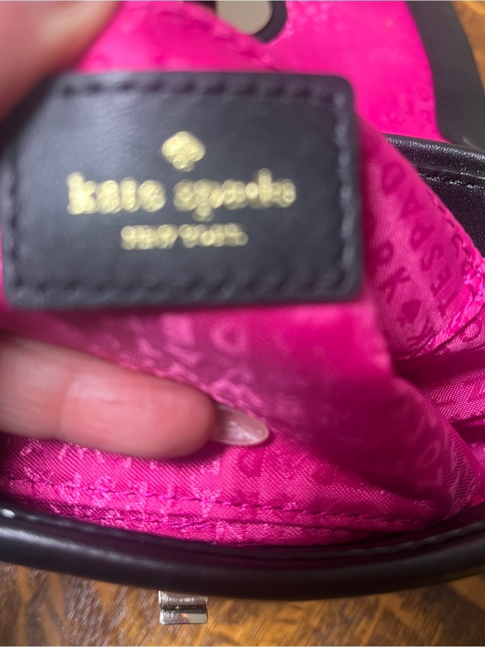 kate spade New York Astor Court Naomi Black Quilted Crossbody Shoulder Bag. - Picture 6 of 10